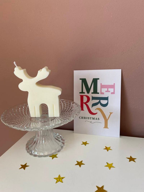 Reindeer candle