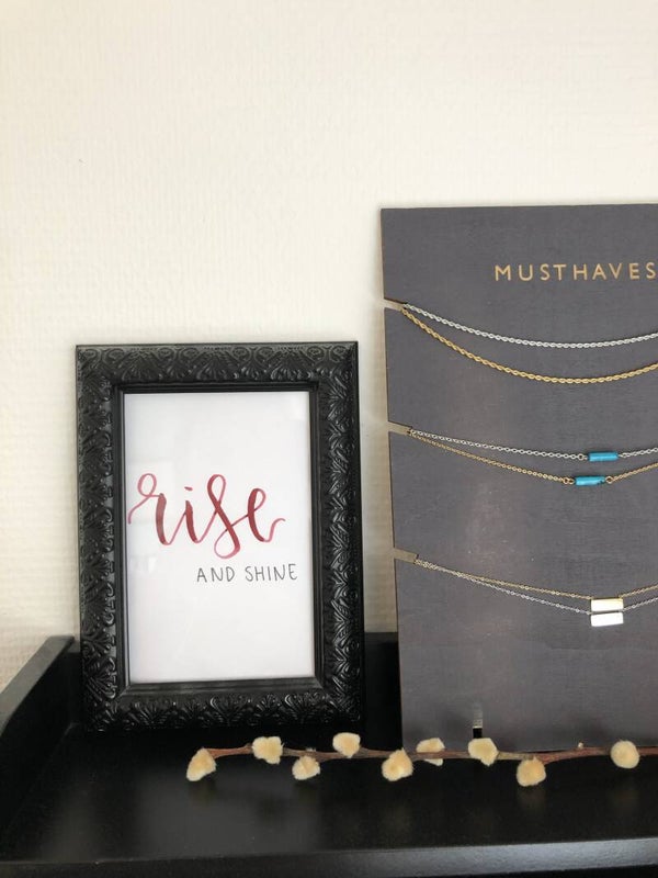 Quote card: rise & shine