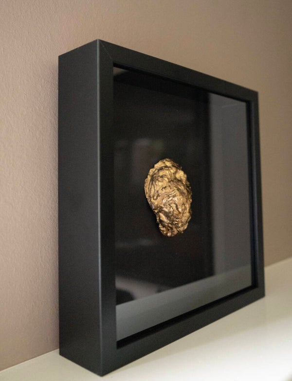 SeArt by Noa | black | background oyster | 25x25 cm