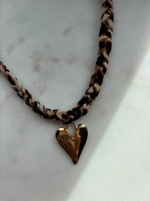 Bandana necklace | luipaardprint