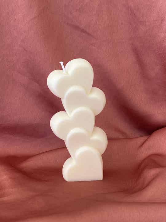 I love you candle