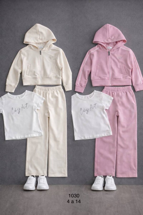 Chandal niña 3 piezas