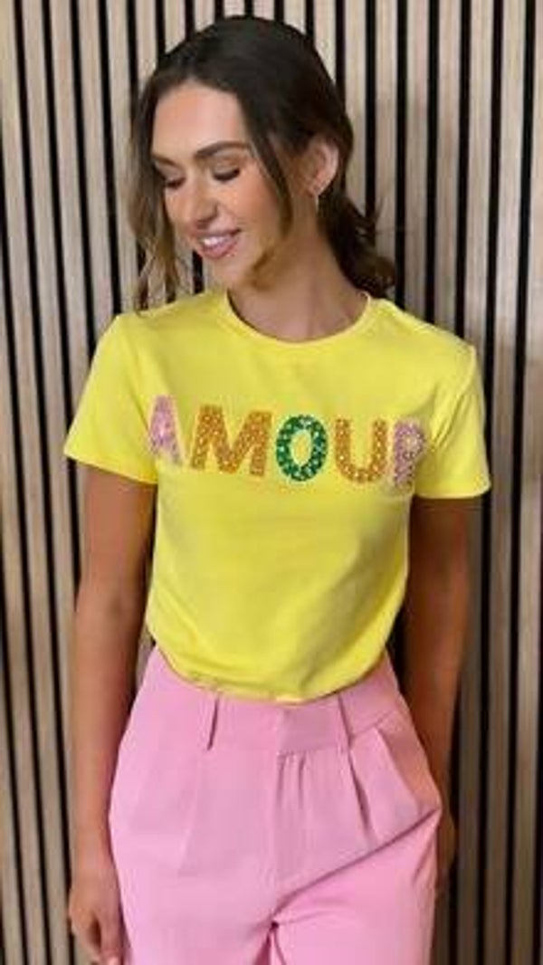 camiseta manga corta mujer