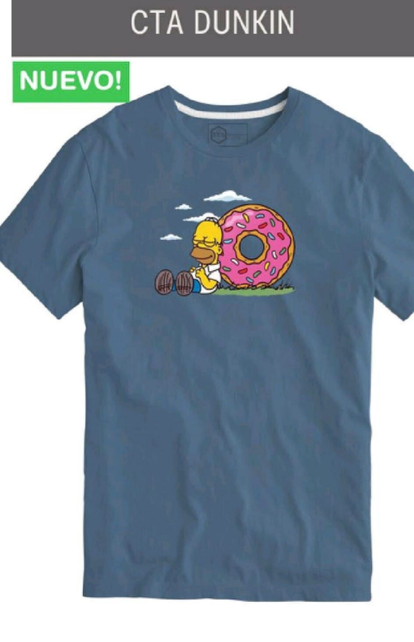 camiseta manga corta los simpson