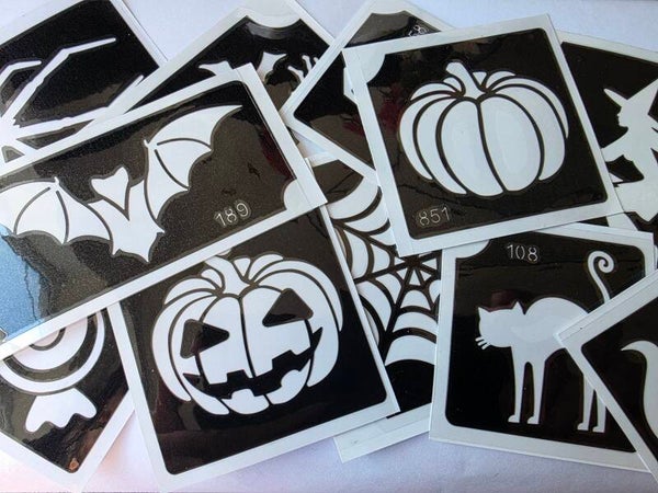 Halloween sjablonen