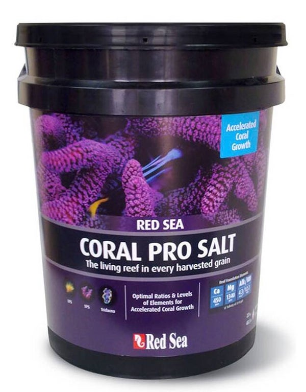 Red Sea Coral Pro Marine Aquarium Reef Salt Salinity Seawater Fish Tank Health