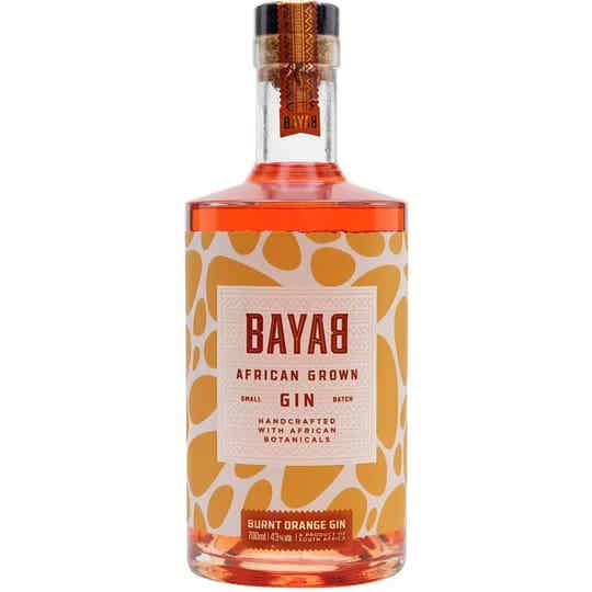 Bayab burnt orange gin South-Africa