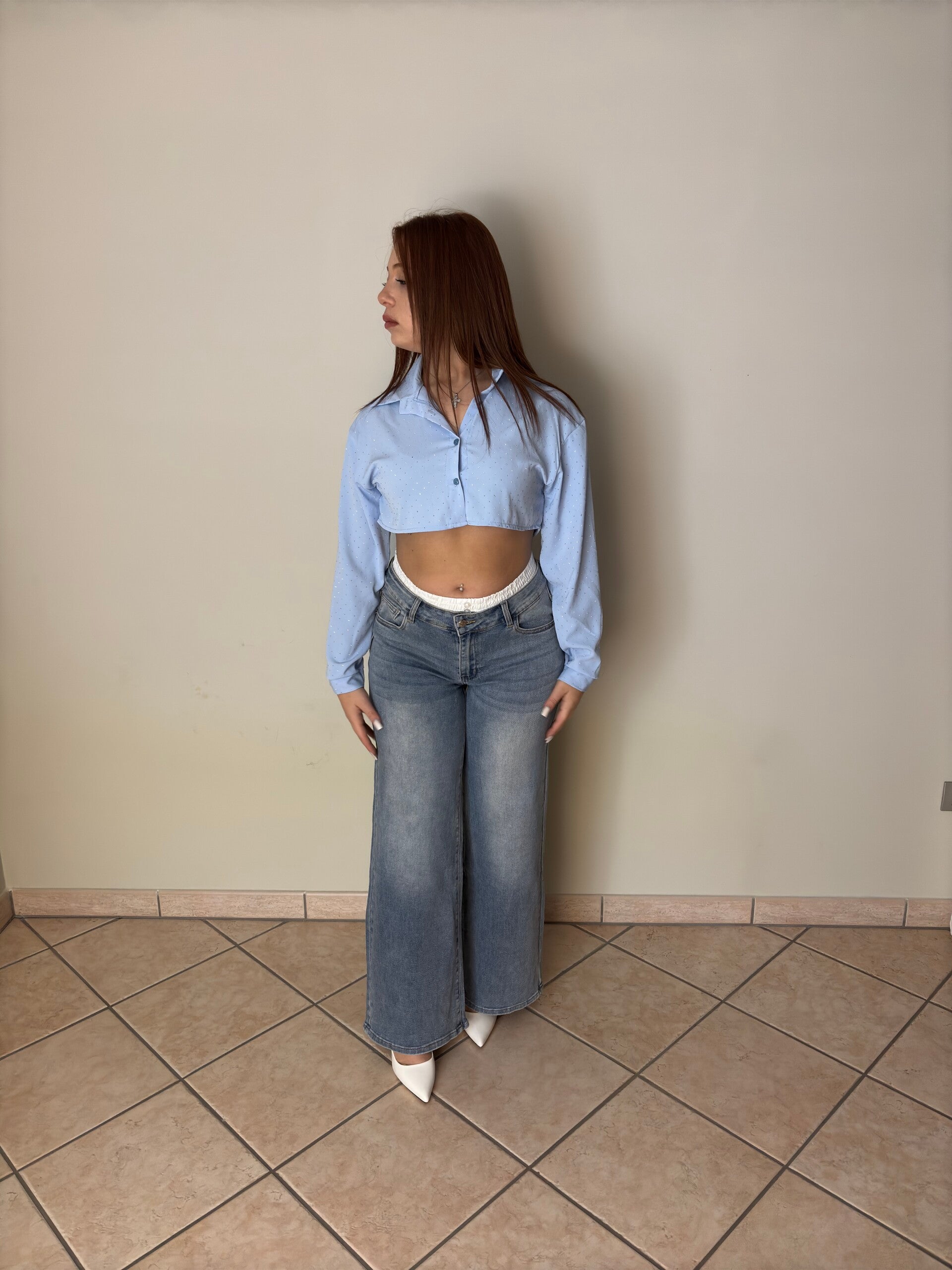 Mini camicetta diamond