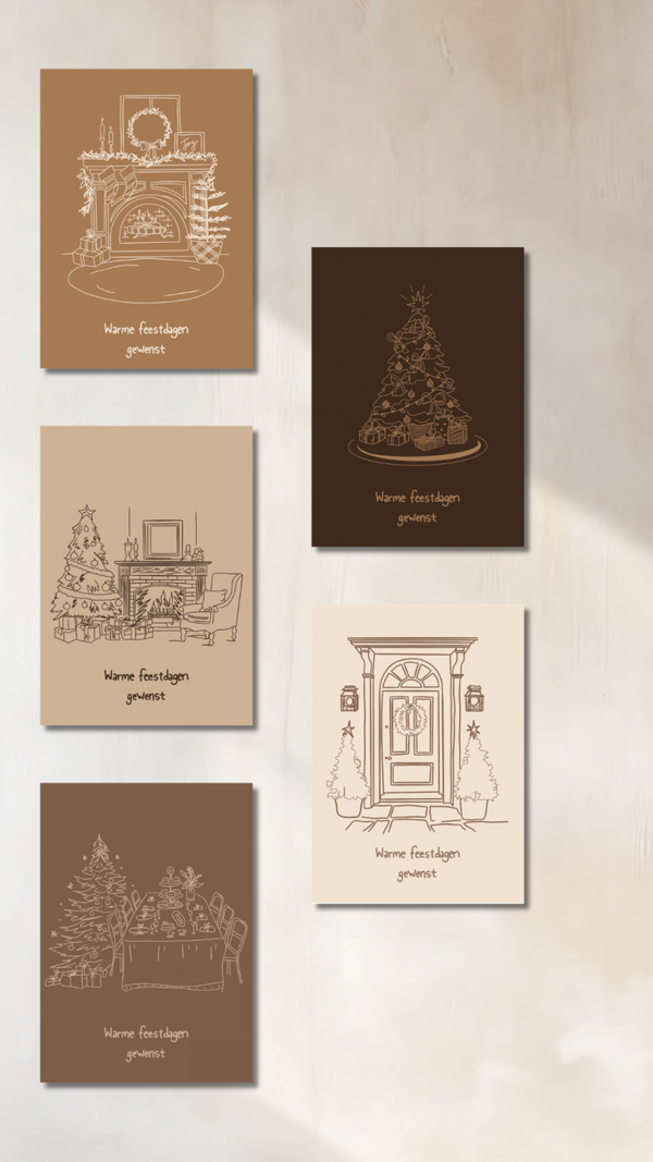 Cozy Christmas | Kerstkaartenset