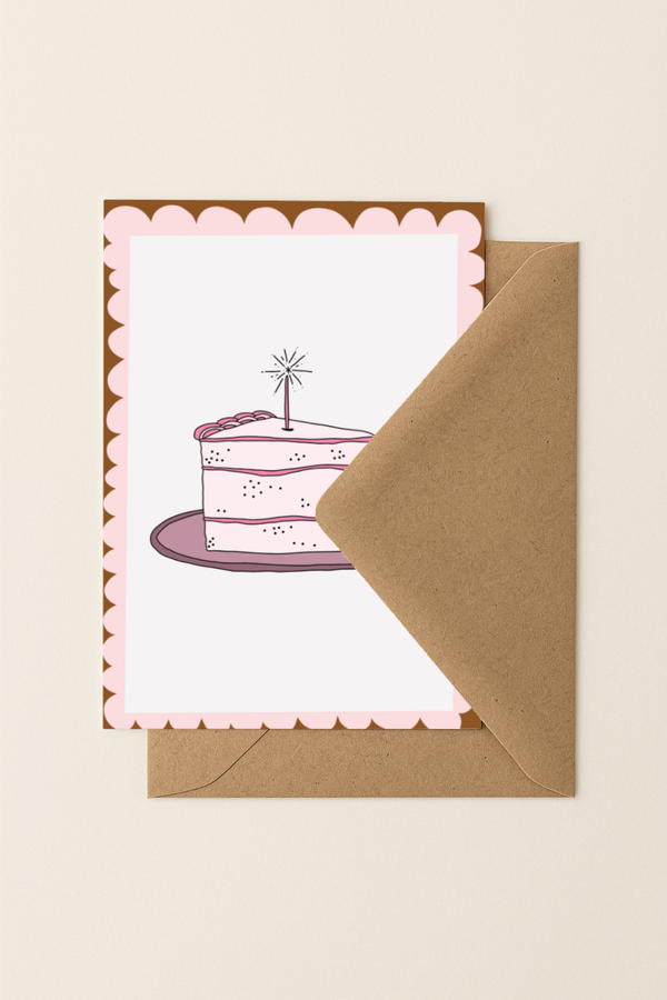 Cake & Sparkle | A6 Kaartje