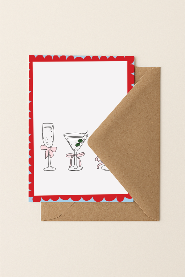 cocktail glasses | A6 Kaartje