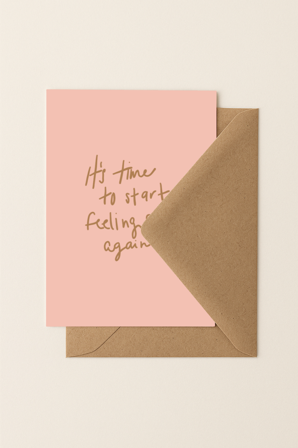 feeling good again | A6 Kaartje