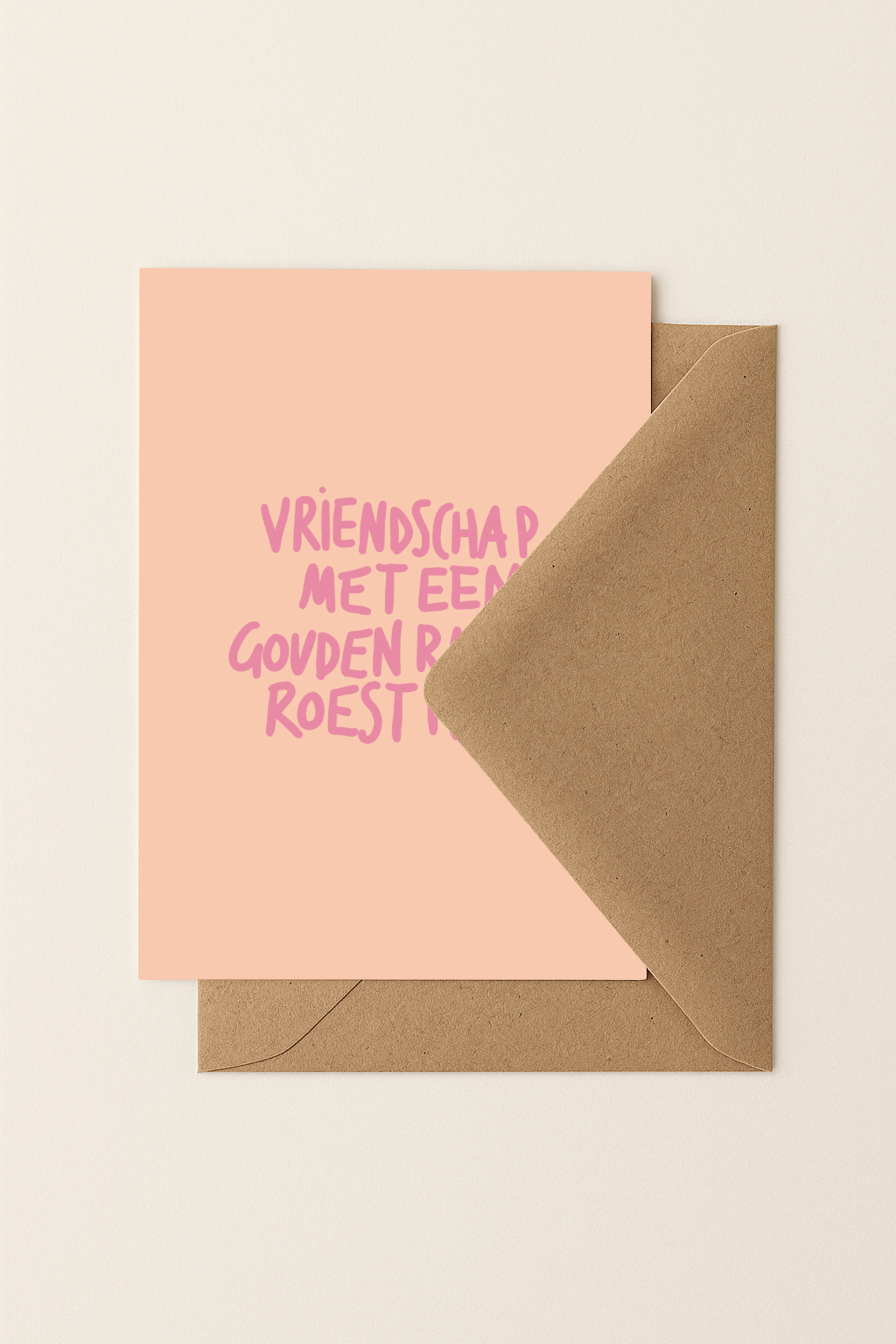 Gouden randje | A6 Kaartje