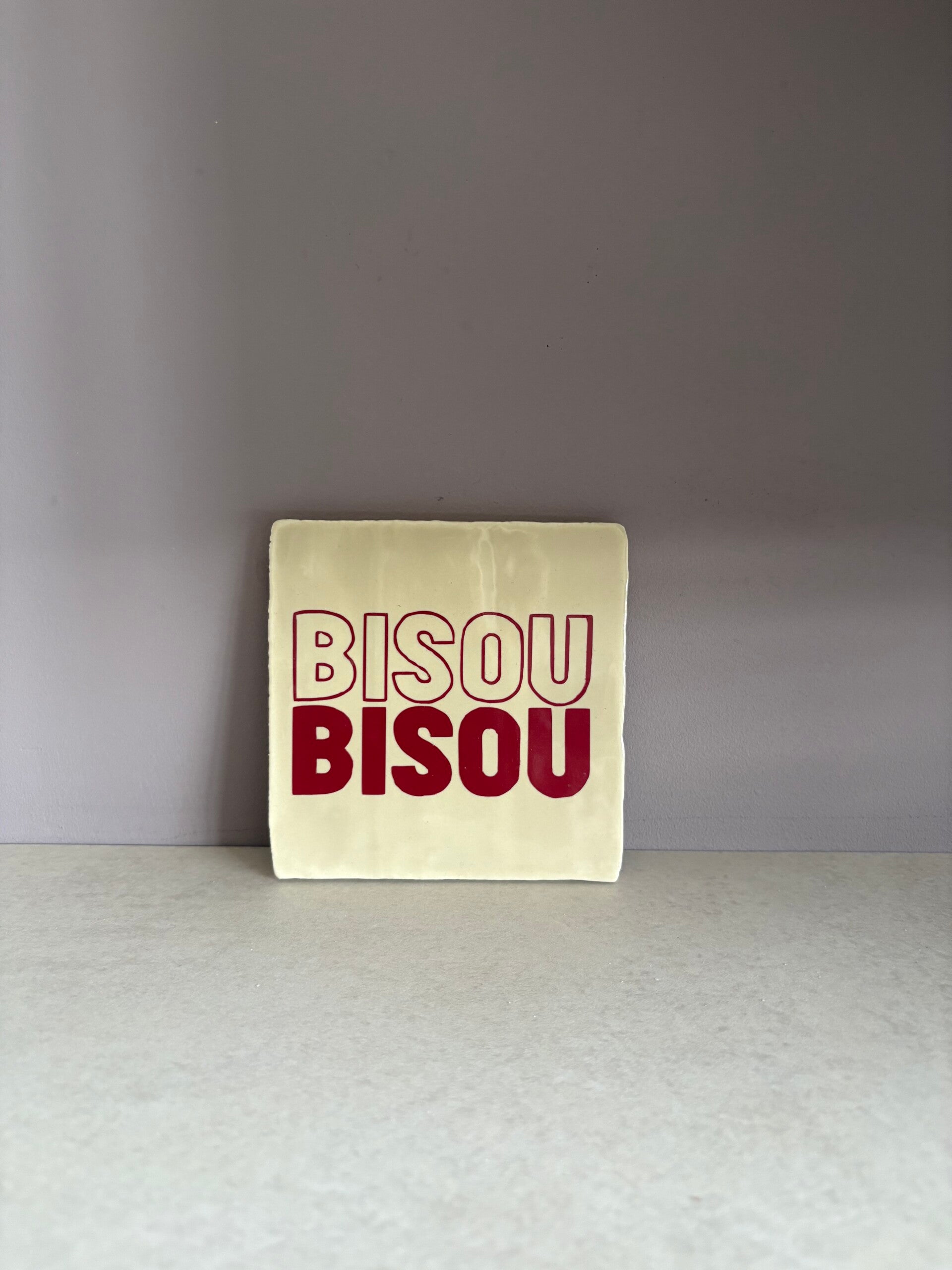 Bisou | Tegeltje