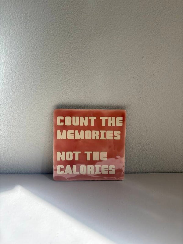 Count the memories | Tegeltje