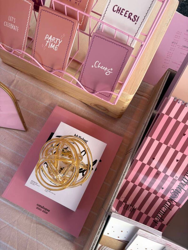 Glazen Decoratie Knot | Beige