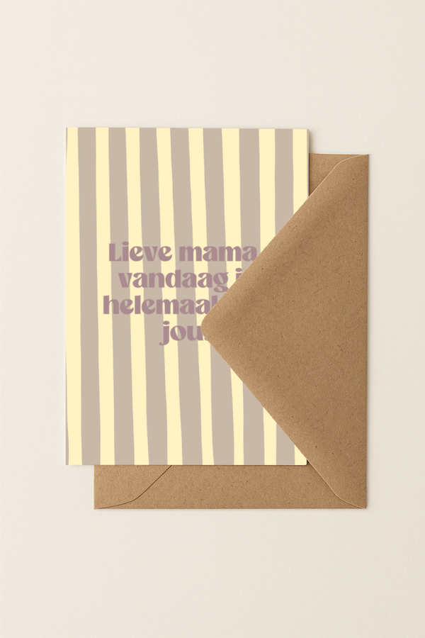Mama, vandaag | A6 Kaartje