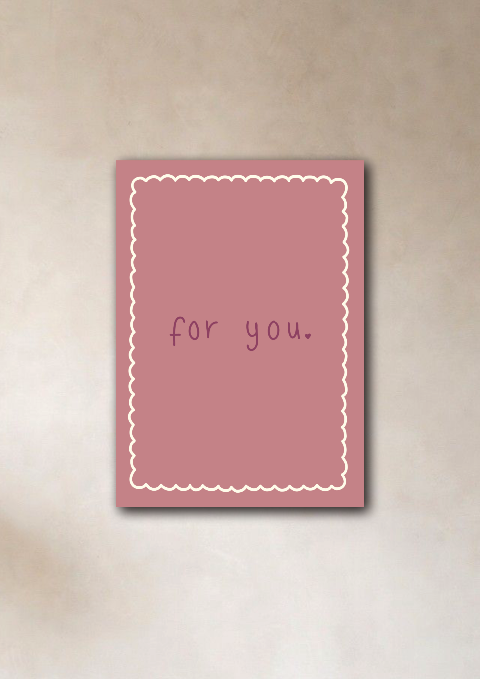 For you | Mini Kaartje