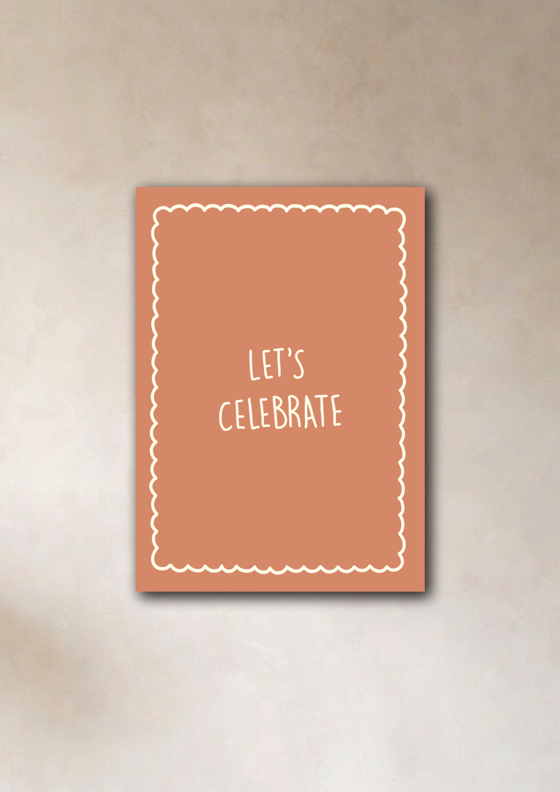 Let's celebrate | Mini Kaartje