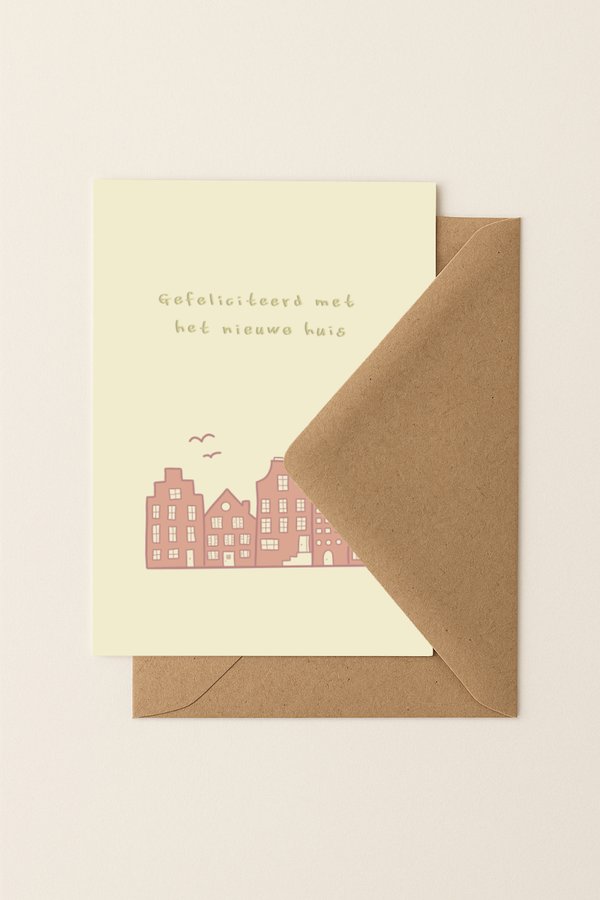 Nieuwe huis | A6 Kaartje