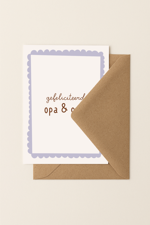 Opa & oma | A6 Kaartje