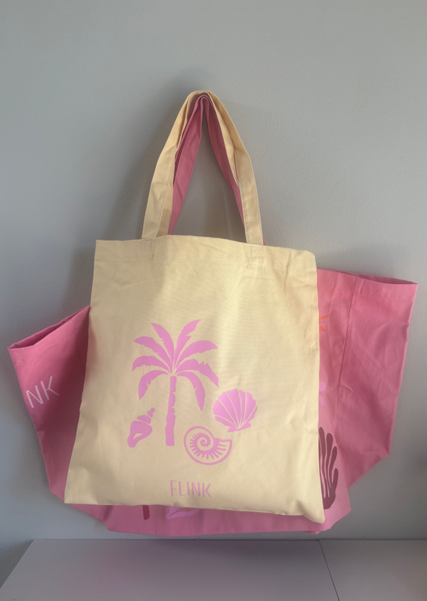 City Bag Palm Pink