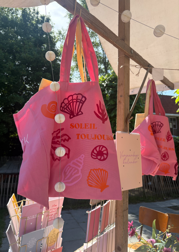 Soleil Toujours Strandtas – Roze