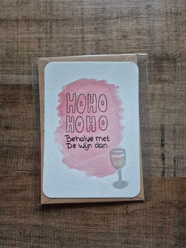 Hohoho behalve met wijn dan