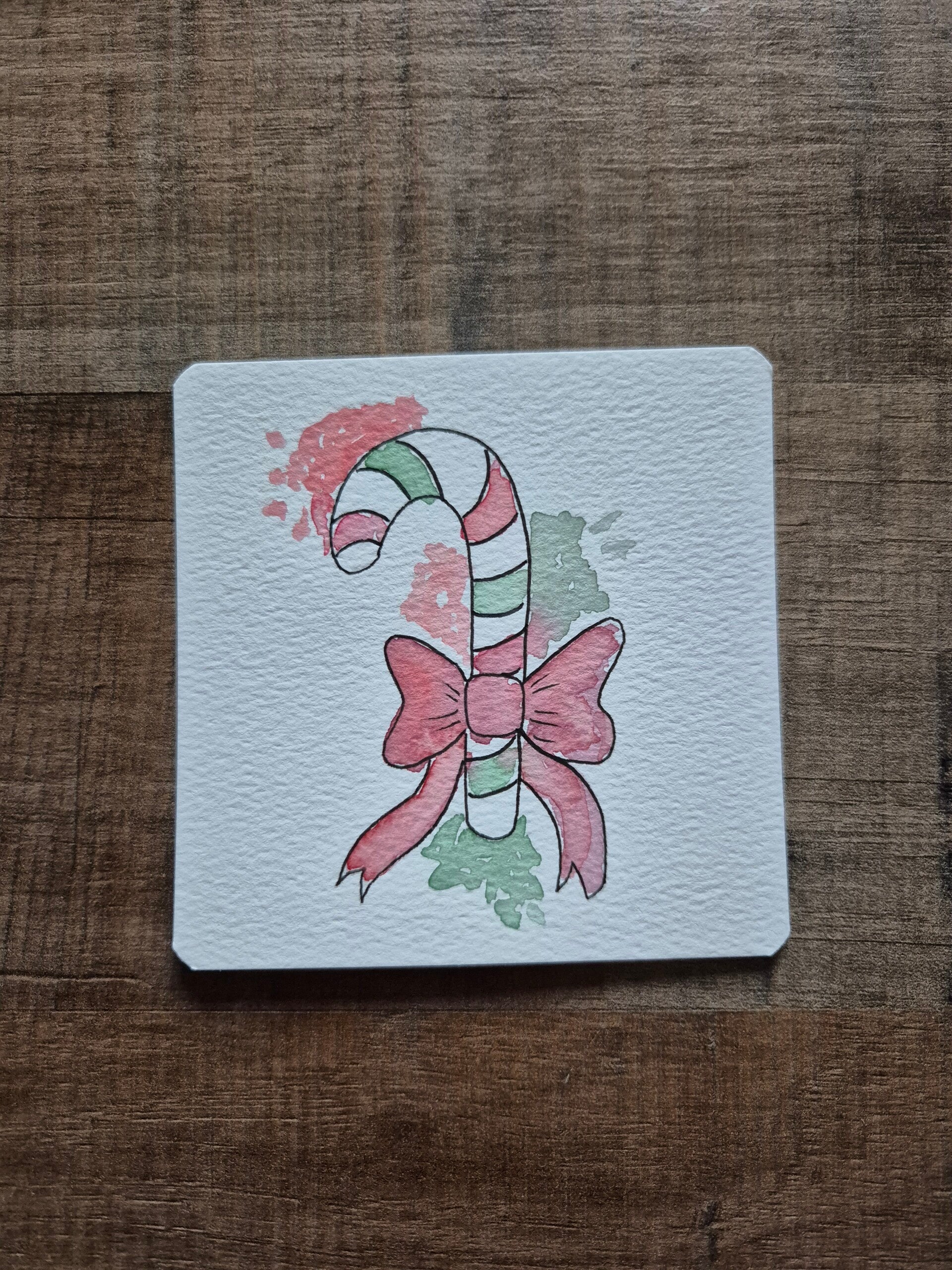 Mini kaartje zuurstok