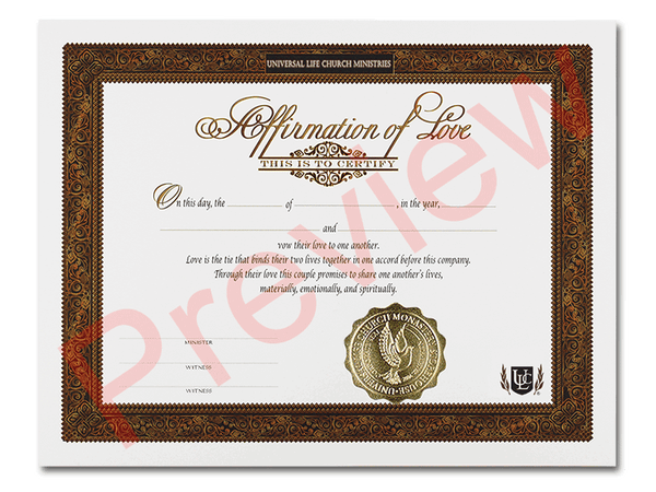 certificate-of-affirmation
