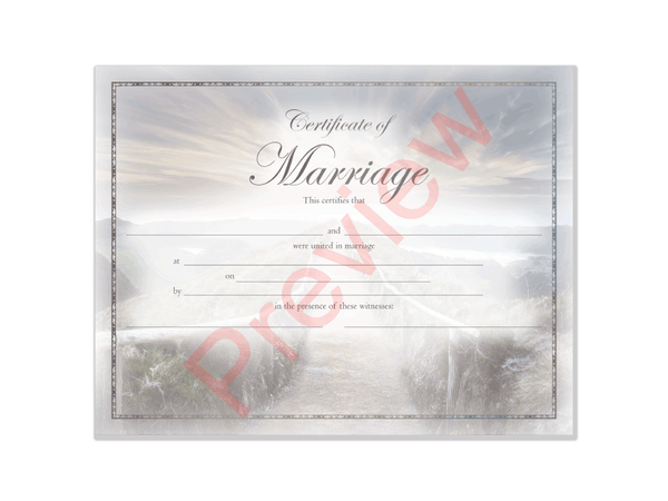 linen-marriage-certificate-textured-mountain-path