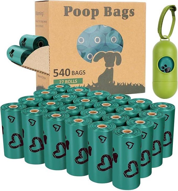 Scented Poo Bags with Holder