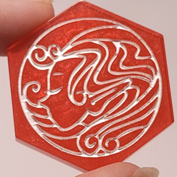 Sparkle Red Coin