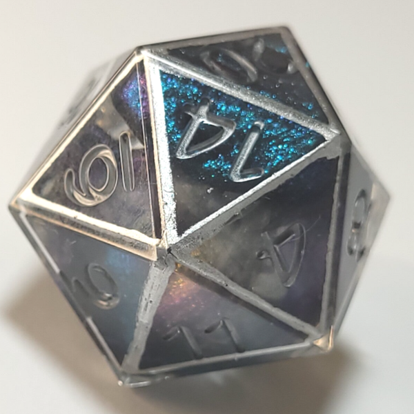 Falling  Dark Opal D20 (25mm)