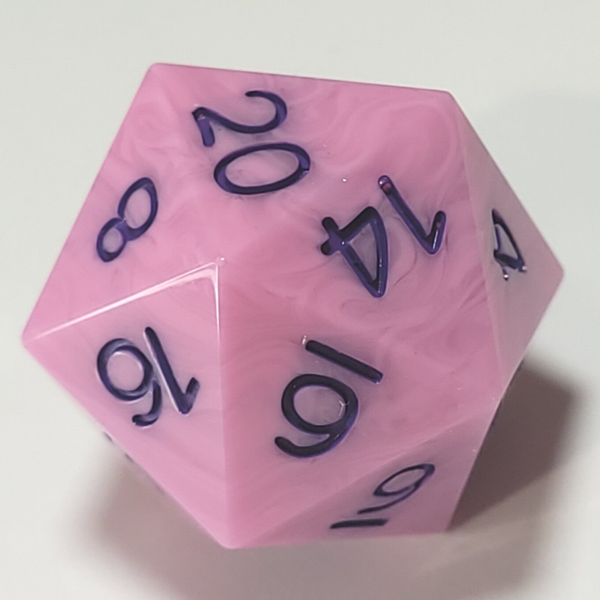 Pastel Swirl D20 (25mm)