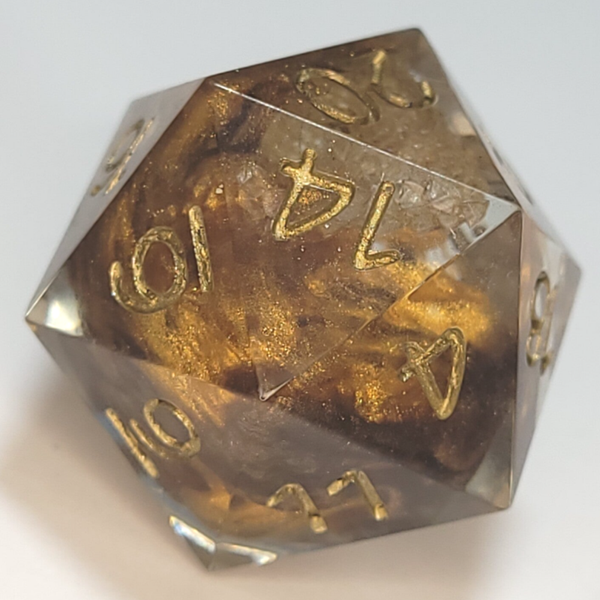 Dragon Scale Desert D20 (25mm)