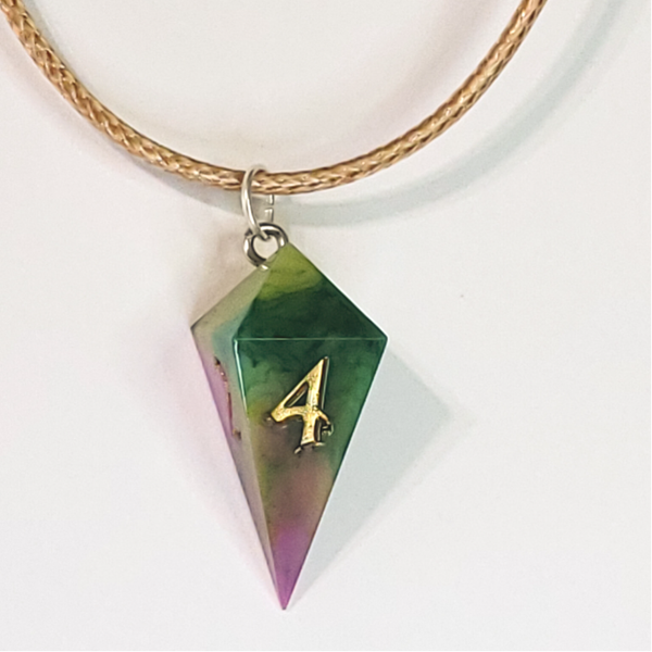 Watercolor necklace #1