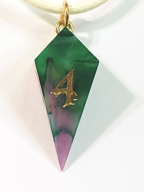 Watercolor necklace #3