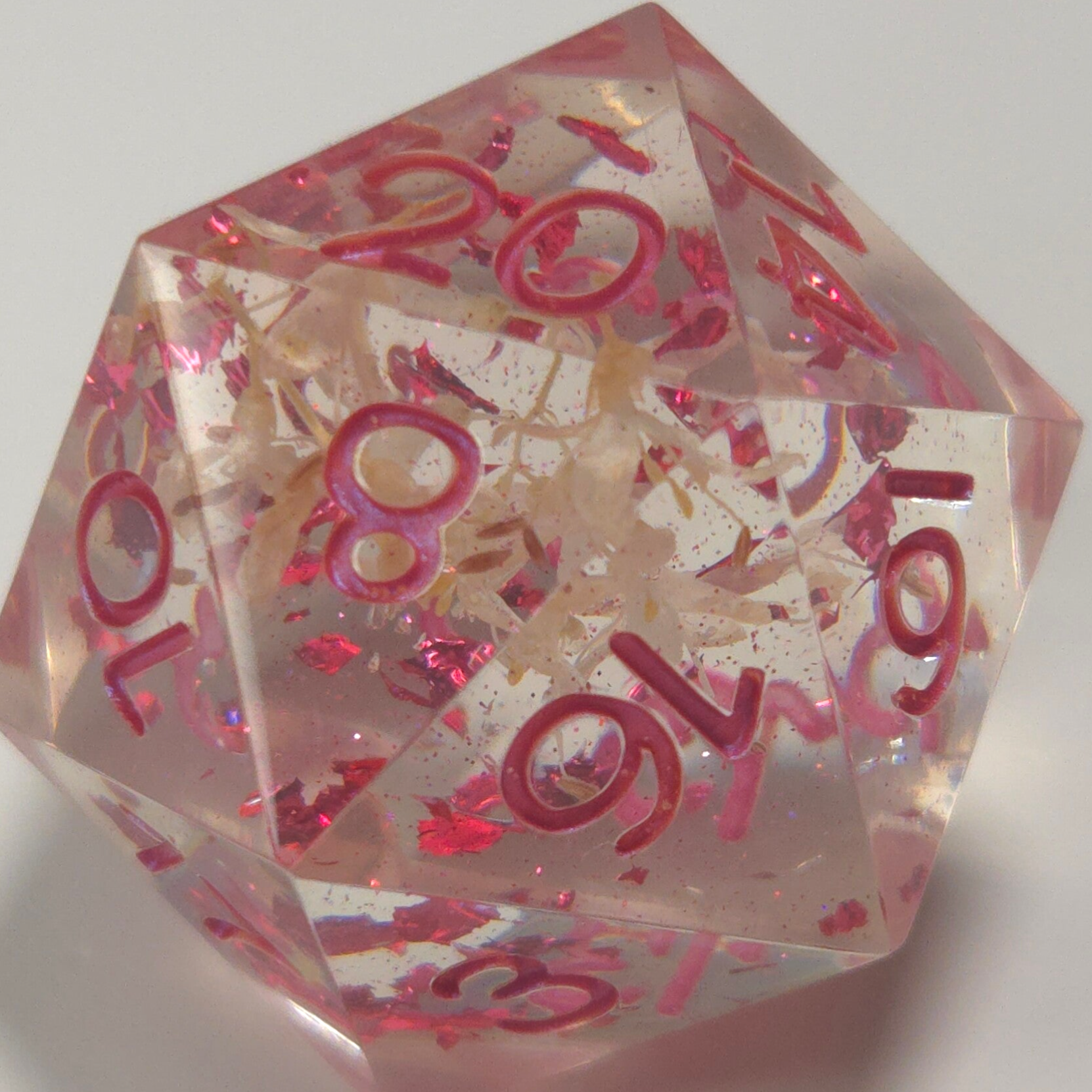 Floating Floral D20 (25mm)