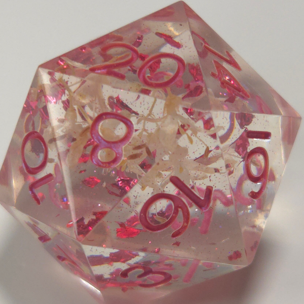 Floating Floral D20 (25mm)