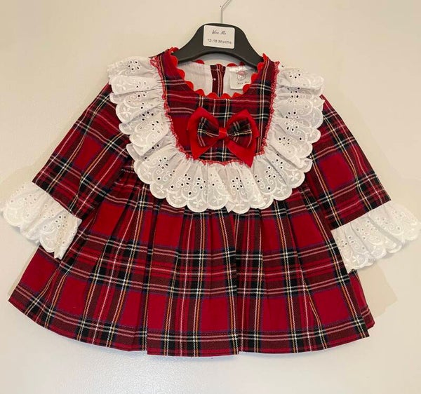 Wee me tartan dress with knickers