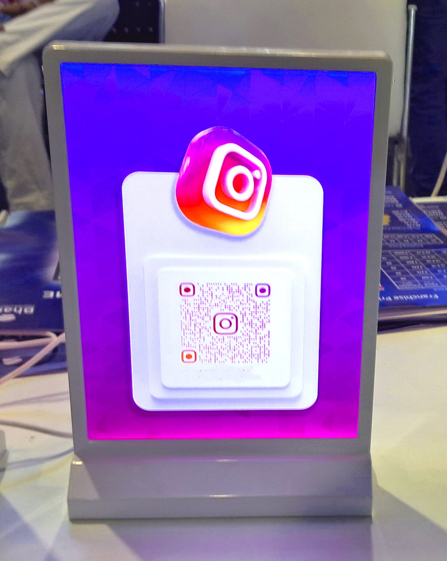 LED Tabletop Standee