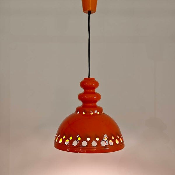 Vintage retro keramiek hanglamp