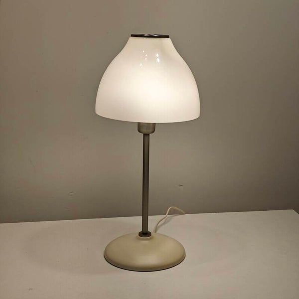 Vintage tafellamp Ikea Månljus met glazen kap