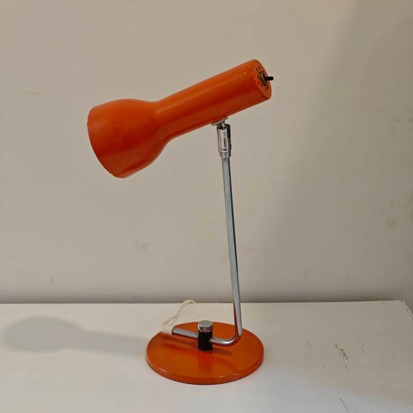 Vintage oranje bureaulamp