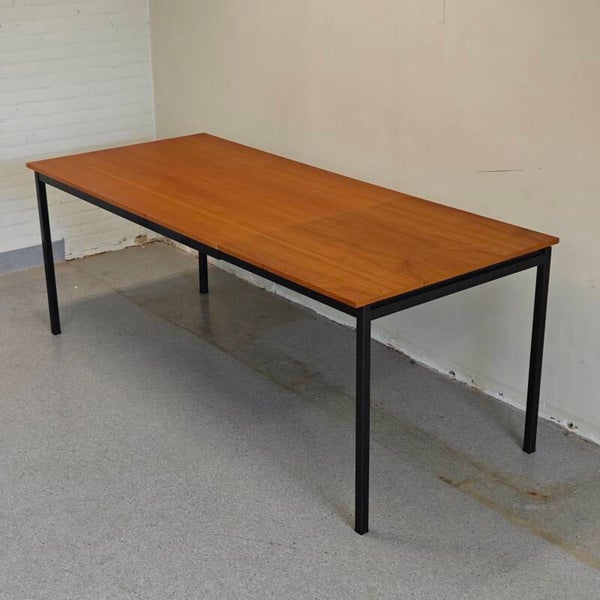 Vintage Gispen 3707 'Telescope' eettafel