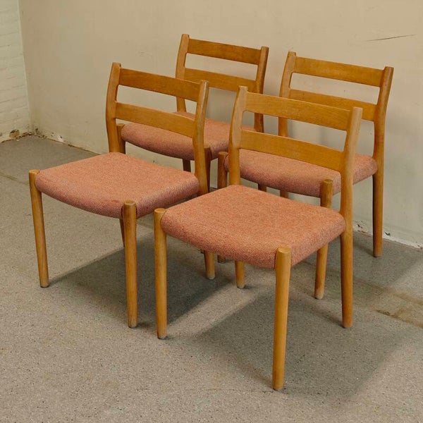 Vintage Møller eetkamerstoelen