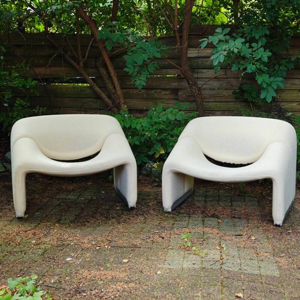 Artifort Groovy F598 lounge stoelen Pierre Paulin