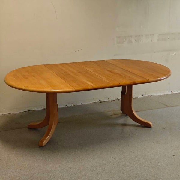 Vintage Rainer Daumiller uitschuif eettafel