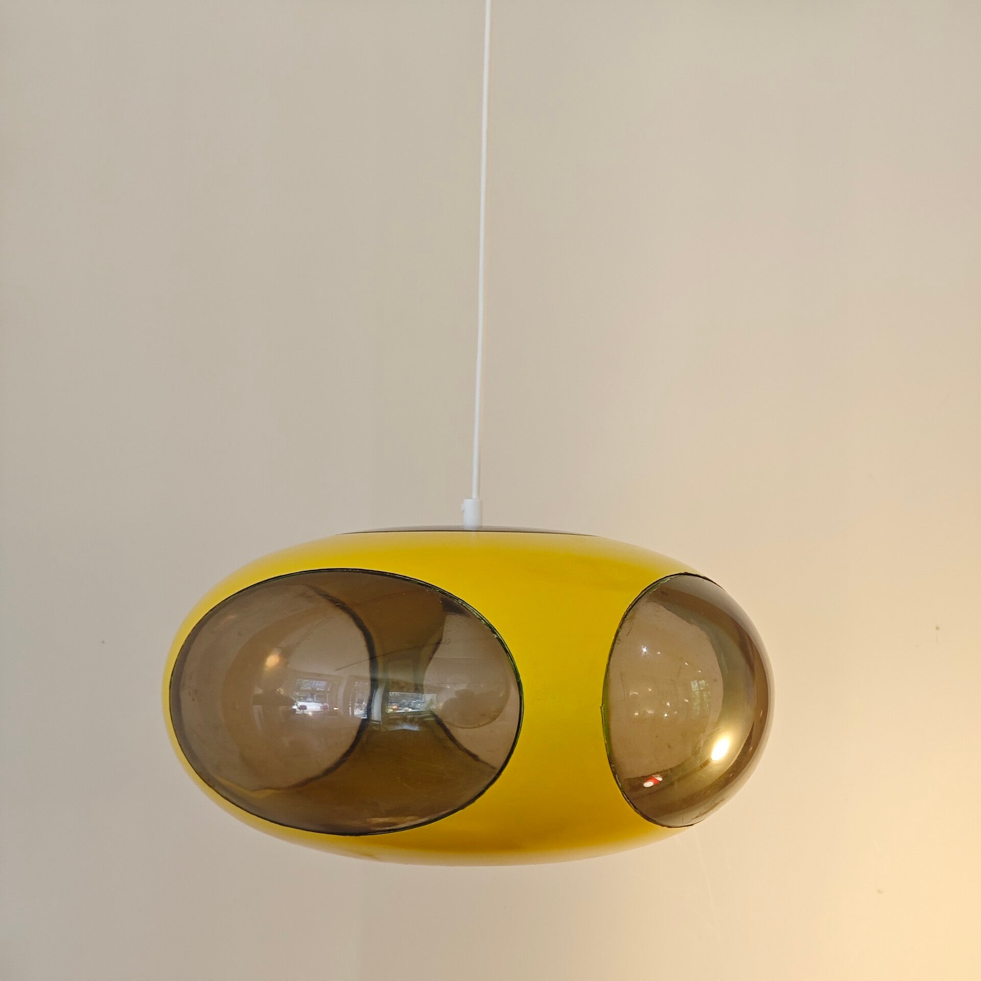 Vintage space age bug eye hanglamp Massive